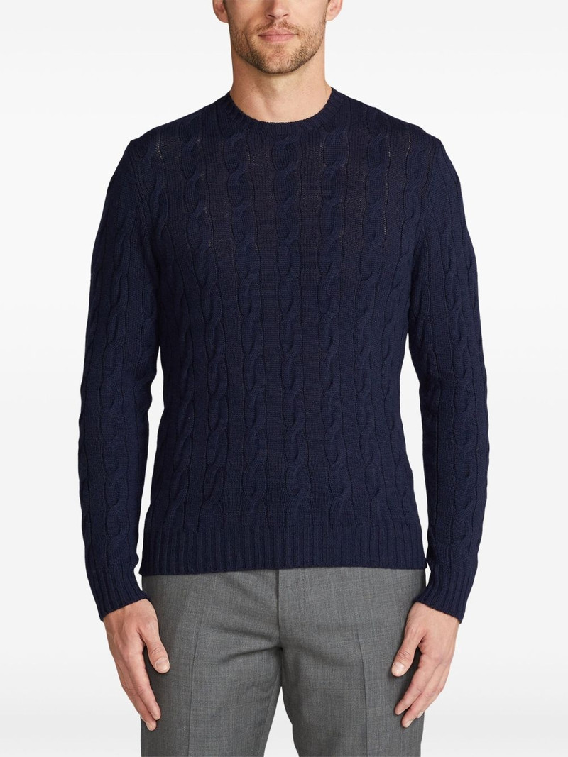 cable-knit cashmere sweater 3