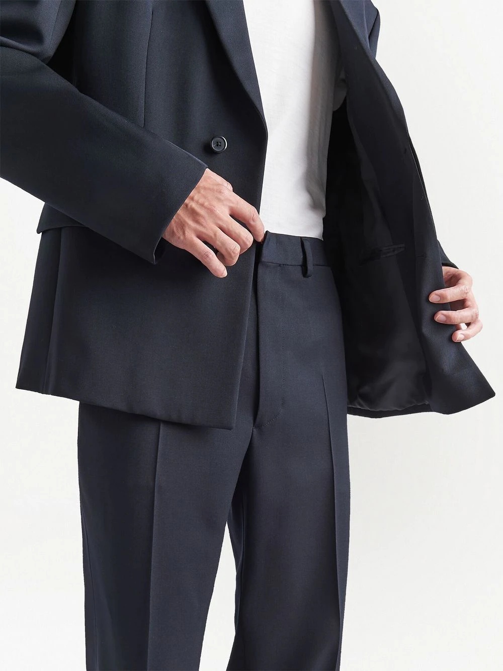 tailored wool trousers - 4