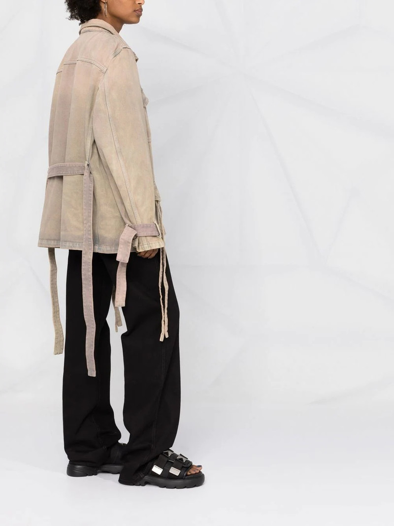 DYED DENIM CARGO FIELD JKT BROWN A NO CO 4
