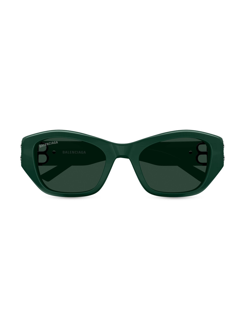 Women's Dynasty 53MM Rectangular Sunglasses - Green - 1