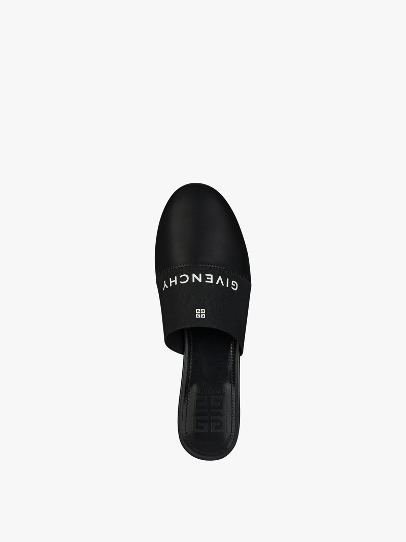 GIVENCHY PARIS FLAT MULES IN LEATHER 4