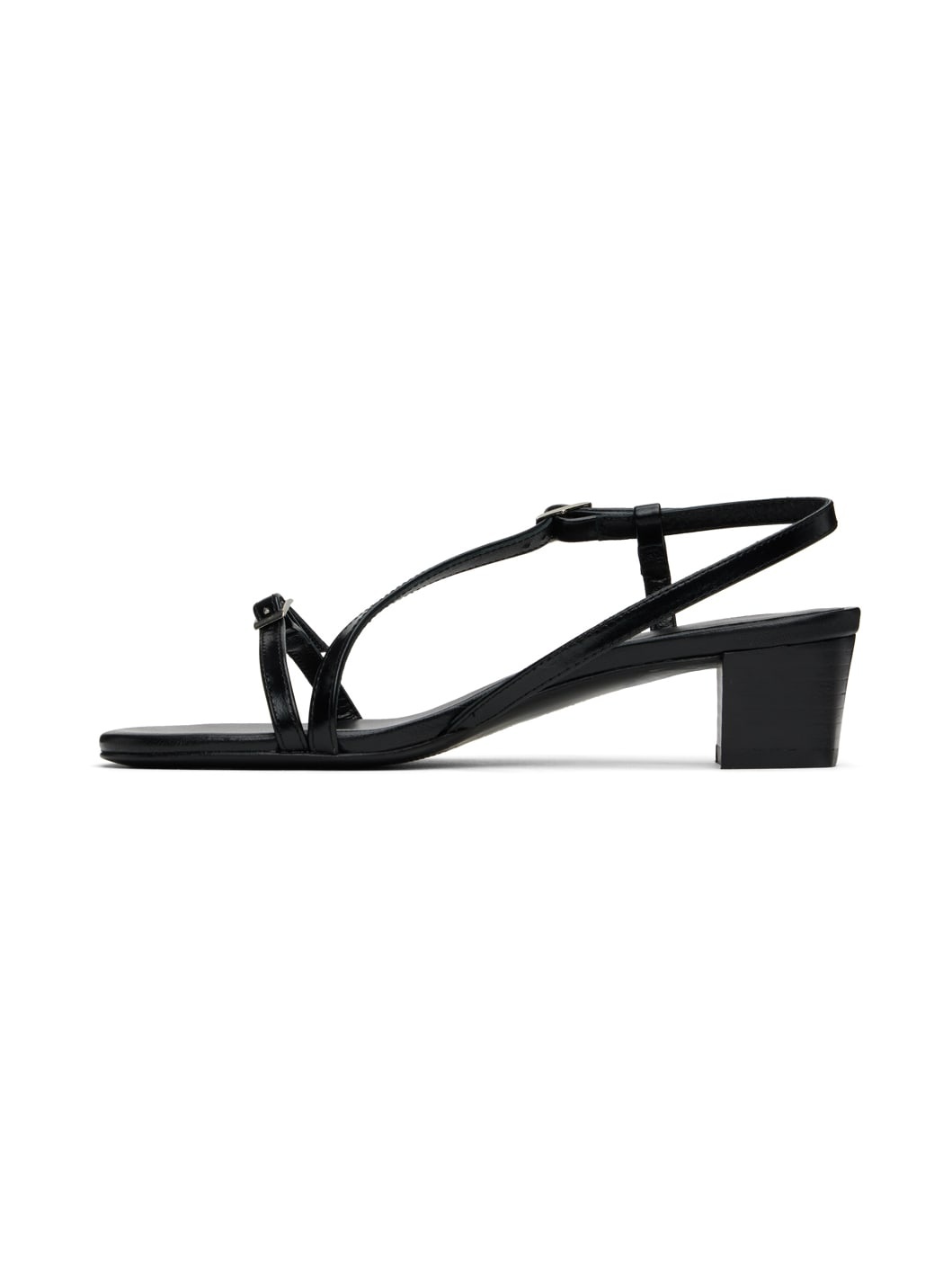 Black Mara Heeled Sandals - 3