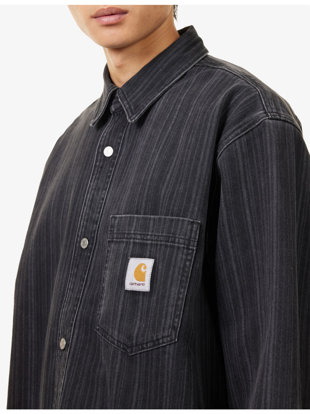Rylan Loose-Fit Denim Shirt Jacket - 5