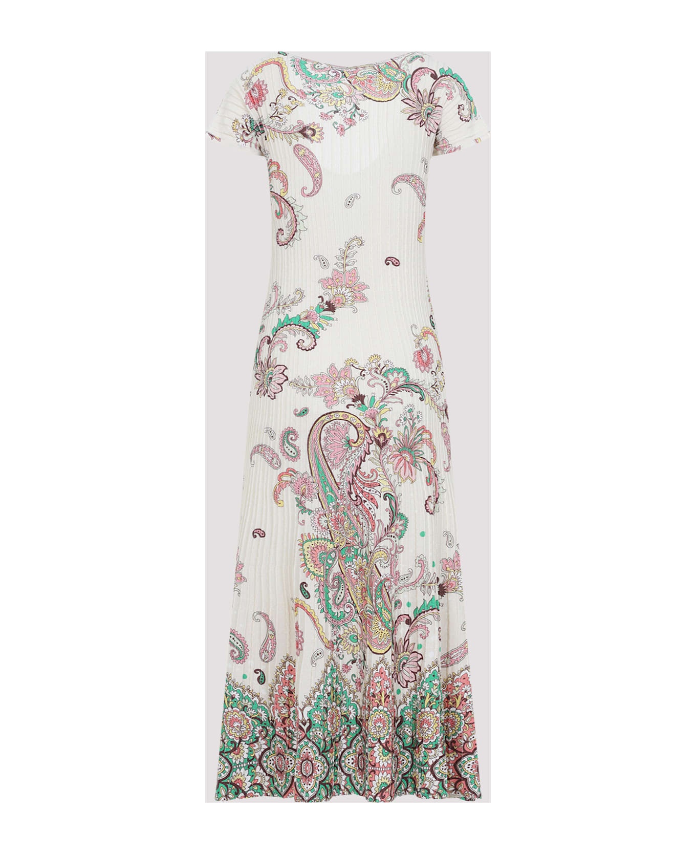 Midi Ribbed Dress - 4