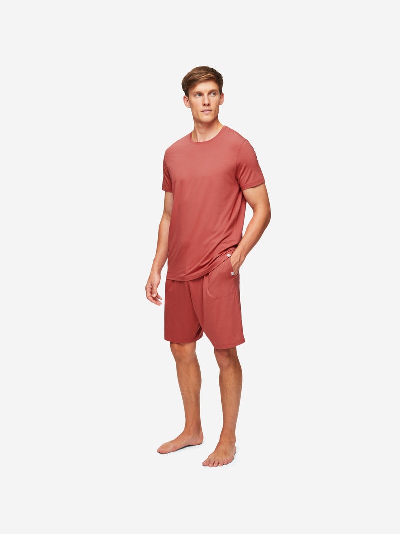 Men's Lounge Shorts Basel Micro Modal Stretch Soft  Cedar - 5