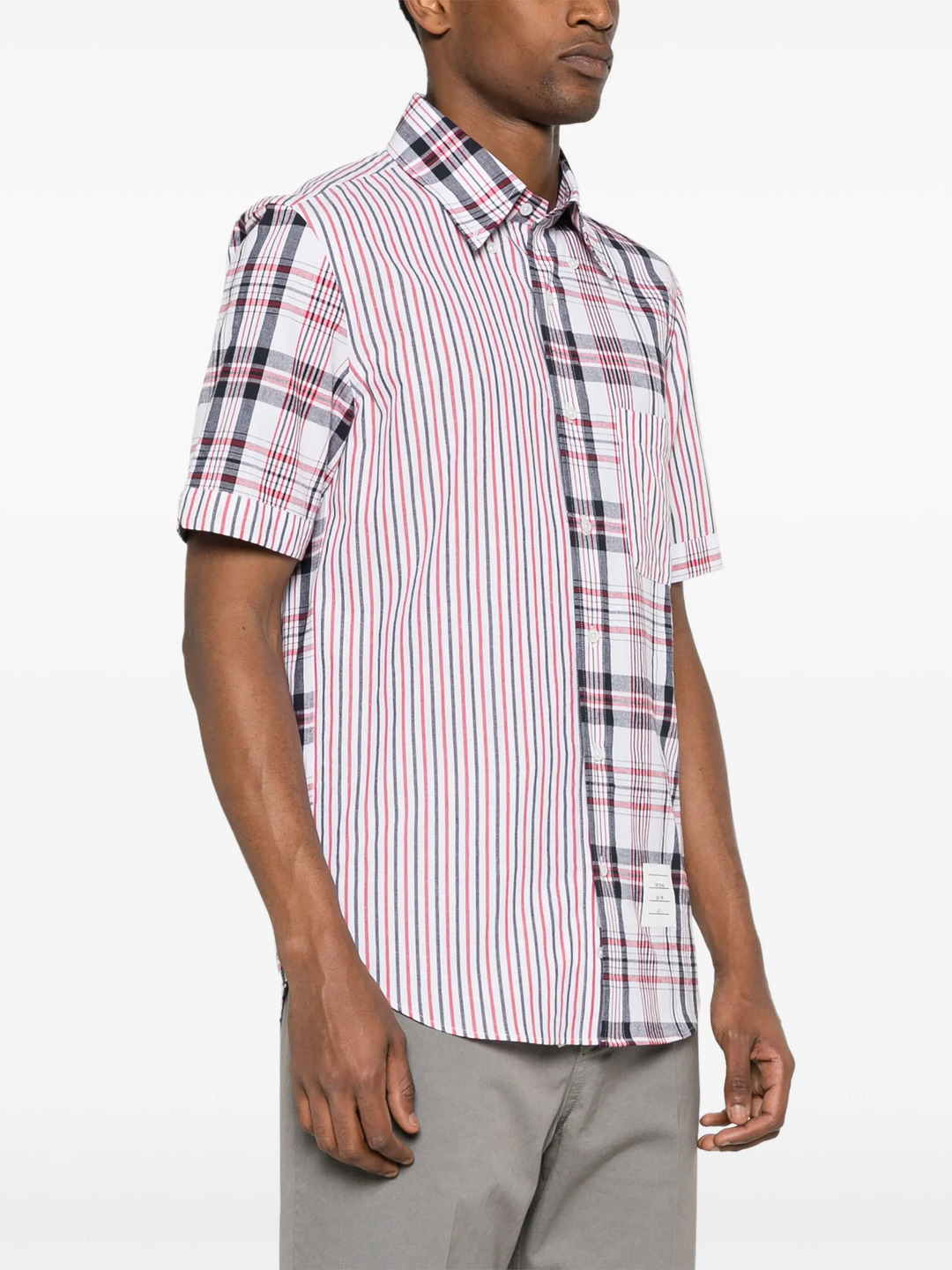 Straight Fit Button Down Shirt - 3