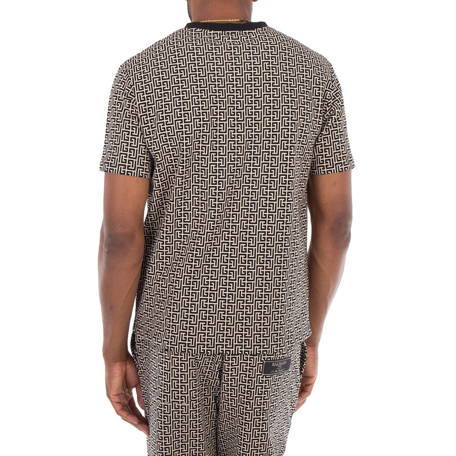 Balmain Monogram Jacquard T-Shirt - 5