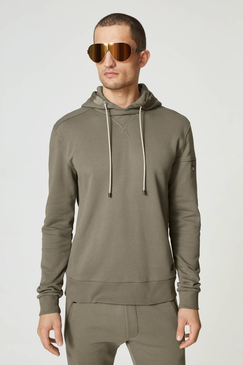 BLAZE SWEATSHIRT HOODIE IN OLIVE GREEN 2