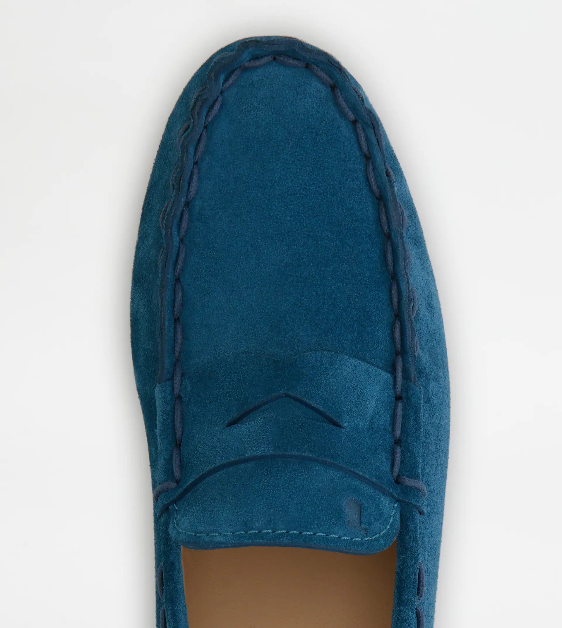 GOMMINO DRIVING SHOES IN SUEDE - BLUE - 5