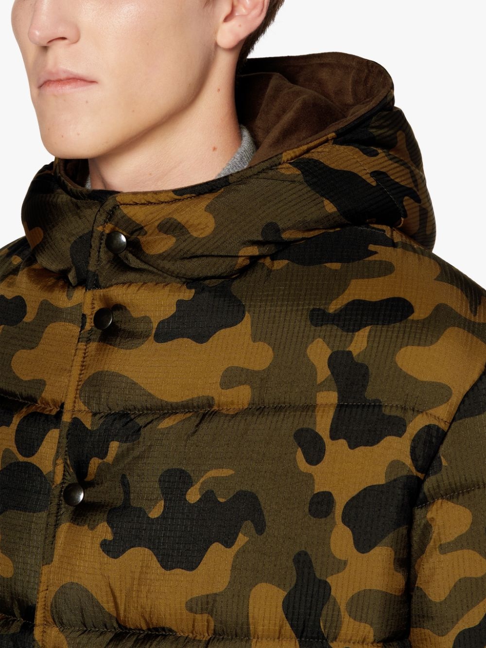 OSAKA CAMOUFLAGE NYLON PUFFER JACKET | GQF-306 - 5