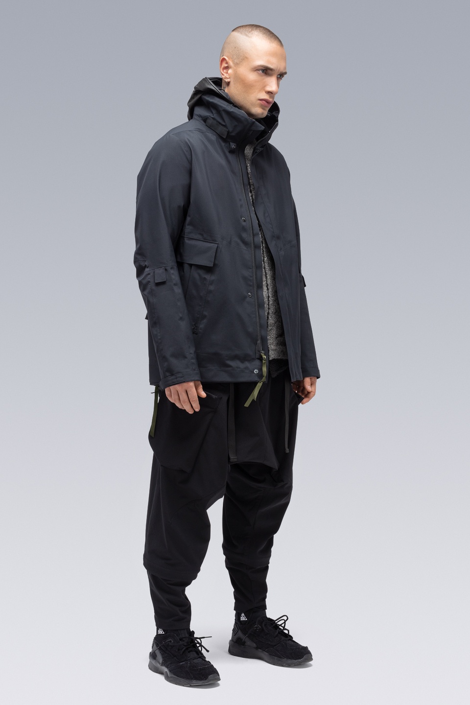 ACRONYM J27-GT 3L Gore-Tex Pro Field Jacket Black | REVERSIBLE