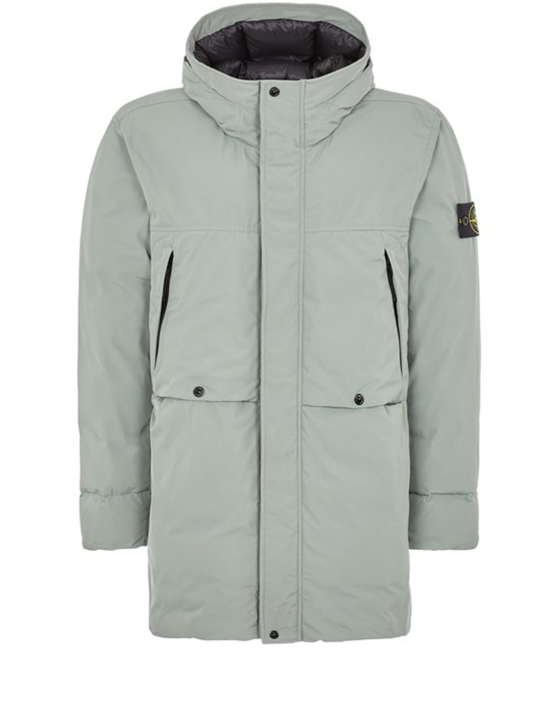 Stone Island 70826 MICRO TWILL DOWN SAGE GREEN | REVERSIBLE