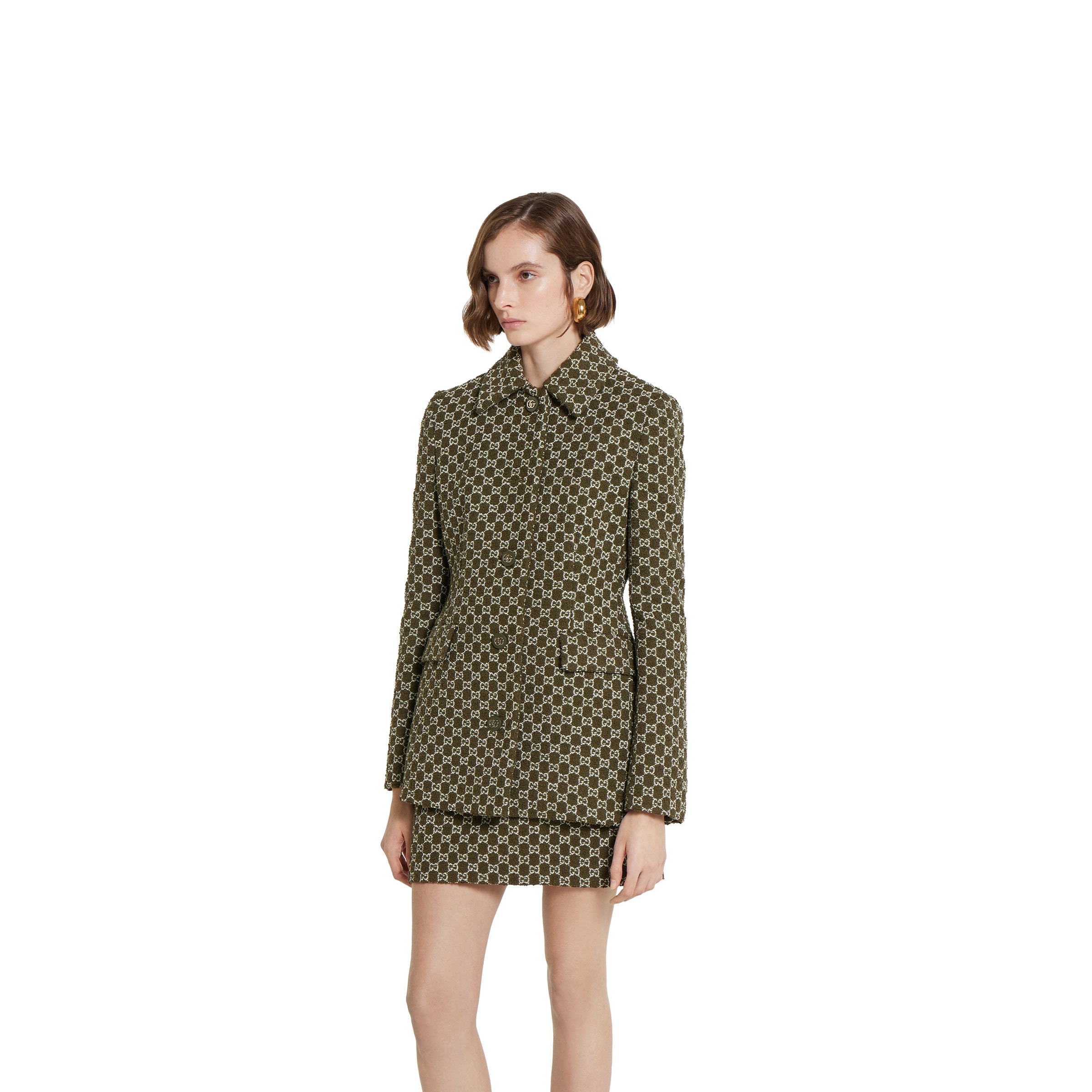 GG cotton bouclé jacket - 3