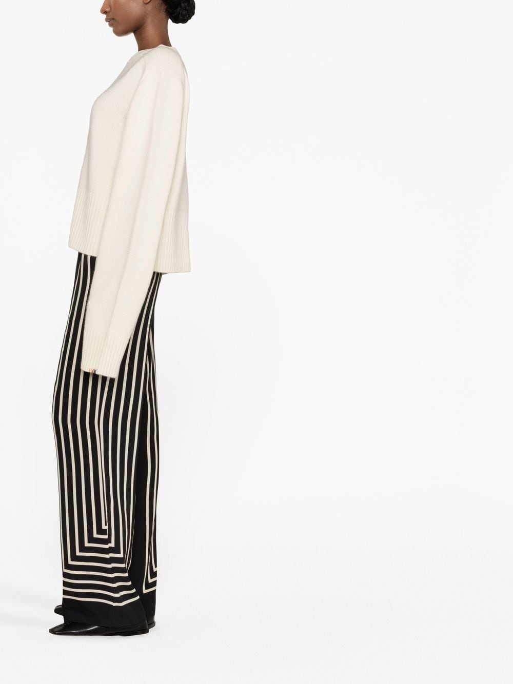 long-sleeve cashmere jumper - 3