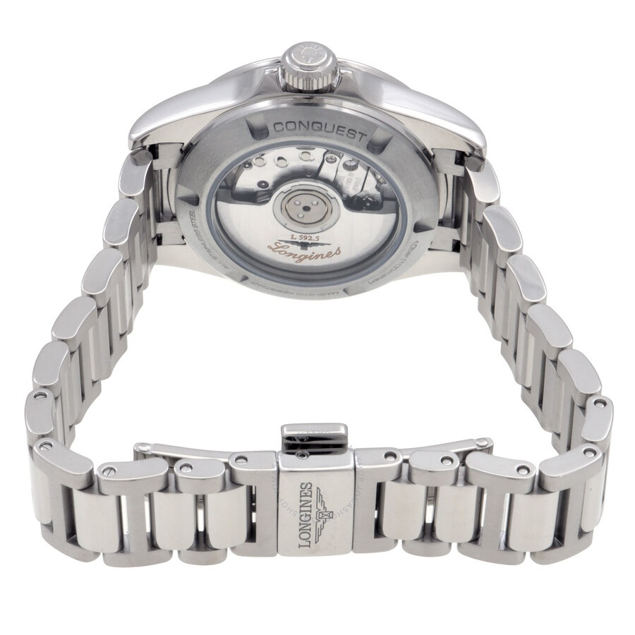 Longines Conquest Automatic Diamond Silver Dial Ladies Watch L3.320.4.87.6 - 3