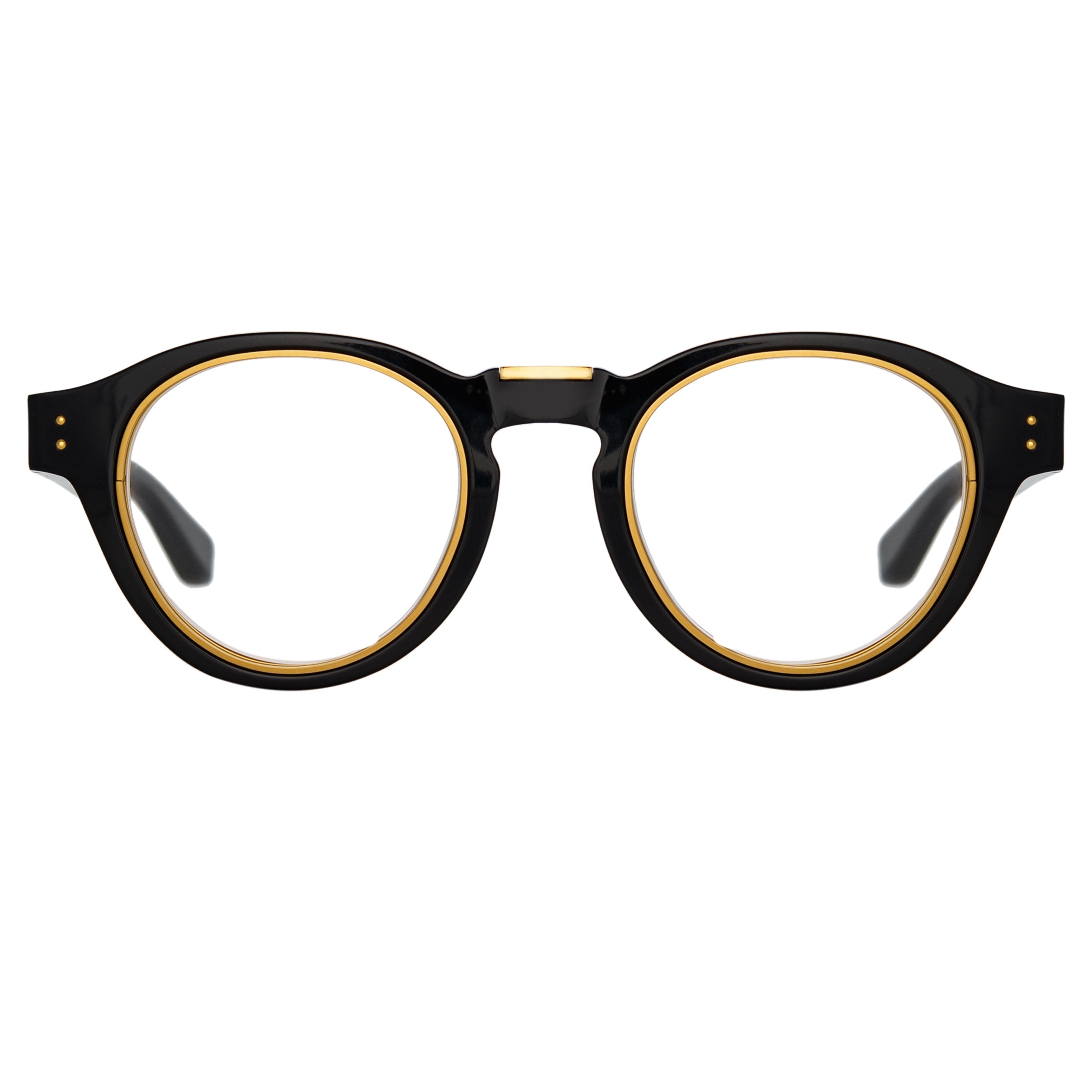 MORRIS OVAL OPTICAL FRAME IN BLACK - 1