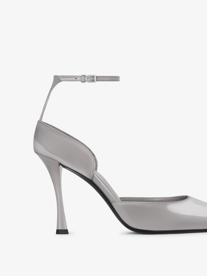 SHOW PUMPS IN LEATHER WITH STOCKINGS 6