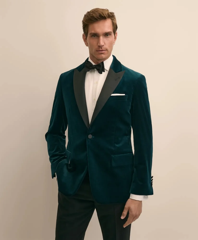 Classic Fit Cotton Velvet 1818 Dinner Jacket - 1