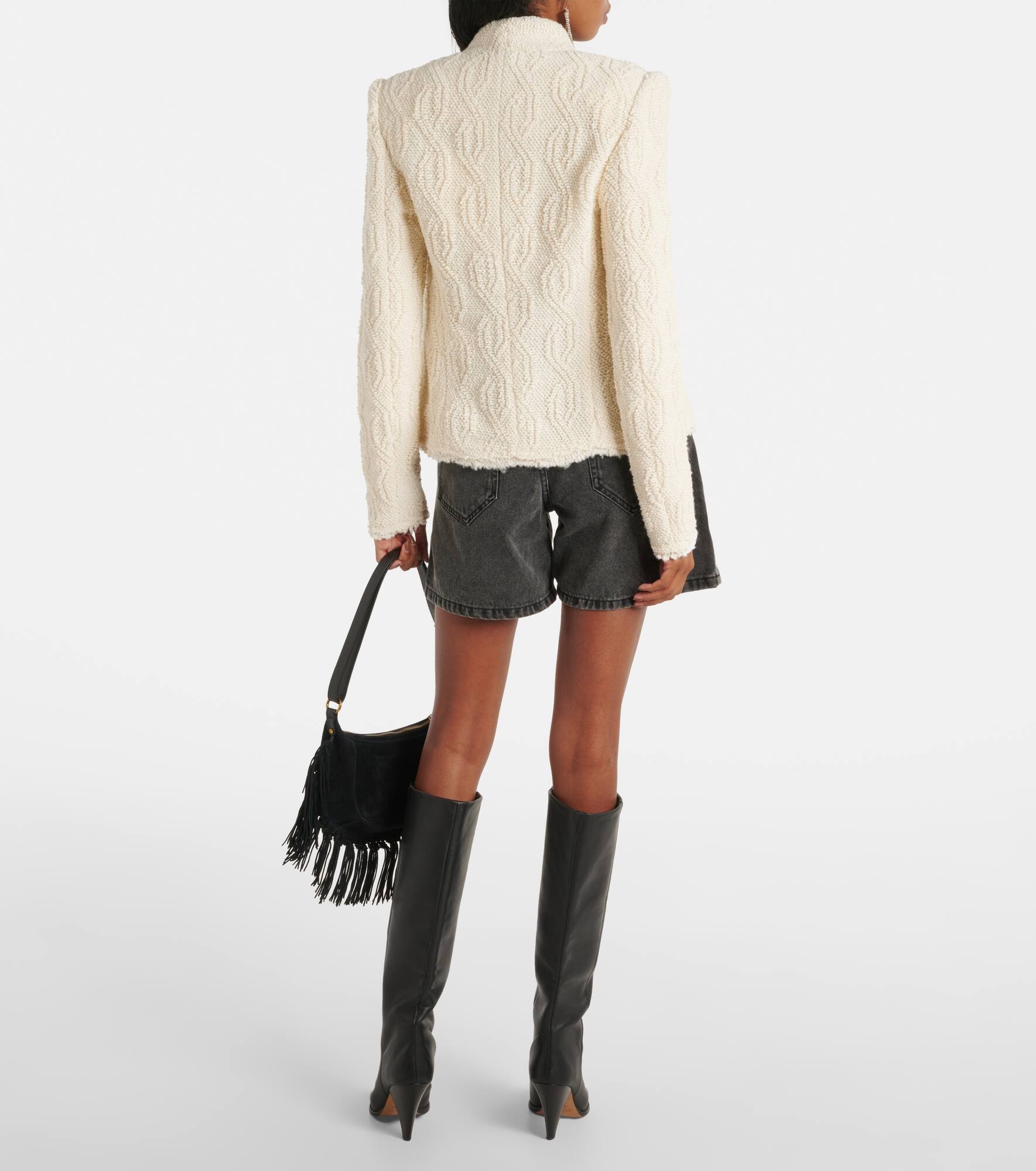 Loyana wool-blend jacket - 3
