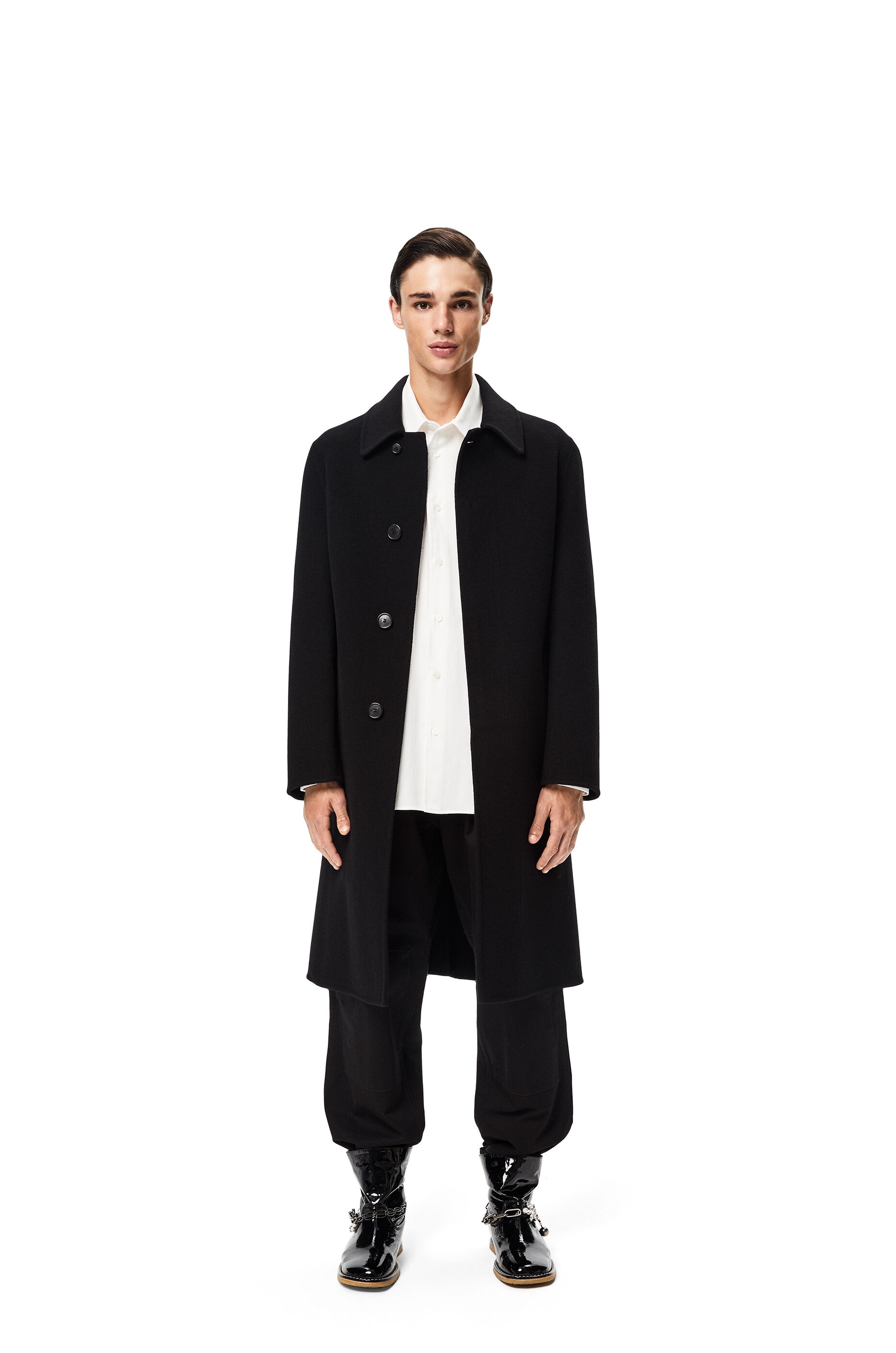 Coat in wool and cashmere - 2