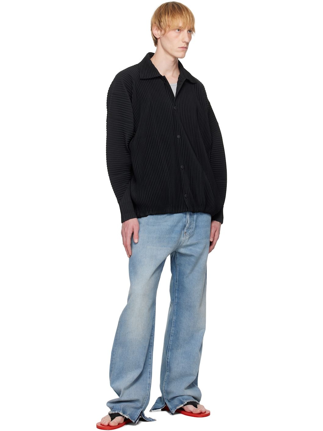 Black Monthly Color March Jacket - 4