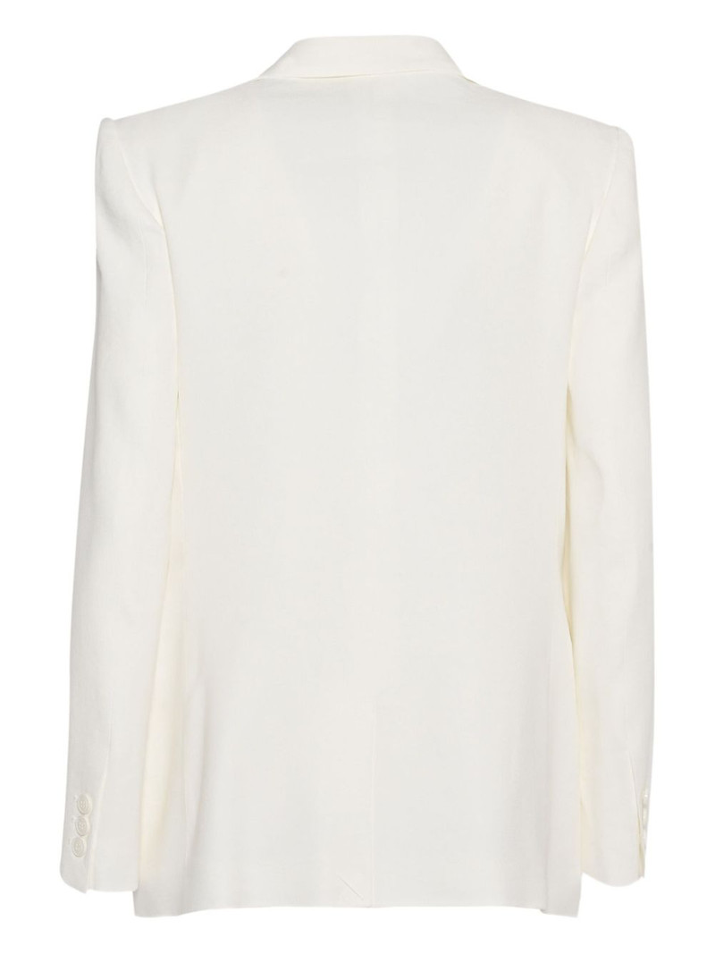 ELISABETTA FRANCHI double-breasted linen jacket outlook