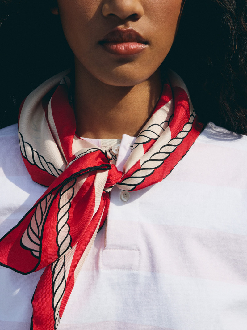 JACQUEMUS The Bateau Corde scarf outlook