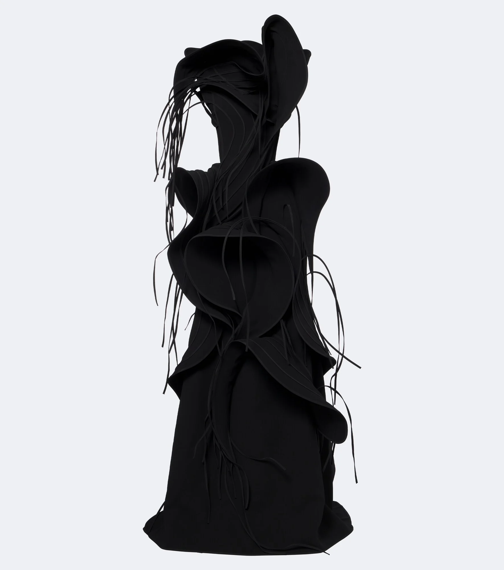 Furiosa fringed appliqué gown - 1