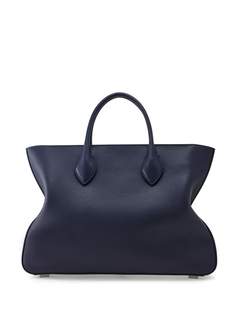 logo-stamp leather tote bag - 2