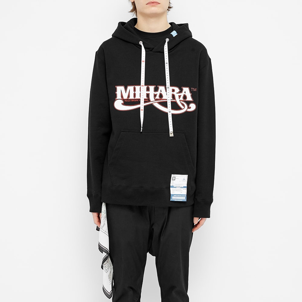 Maison MIHARA YASUHIRO Logo Scarf Hoody - 5