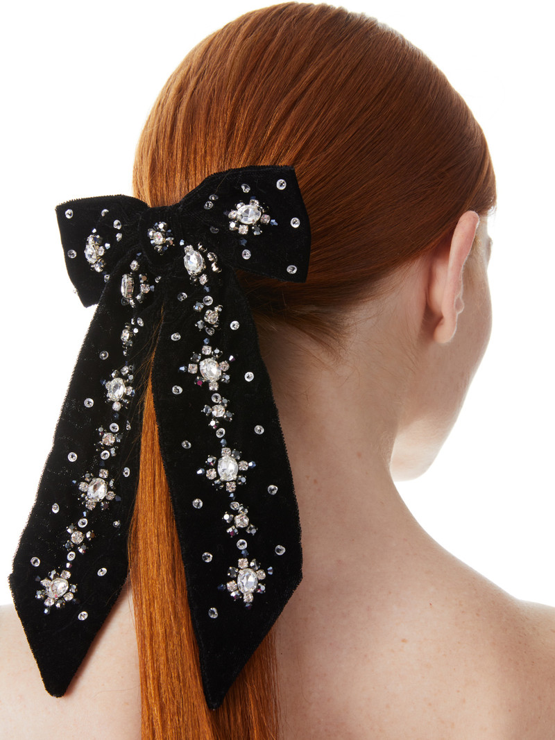 KITTI EMBELLISHED BOW BARRETTE 1