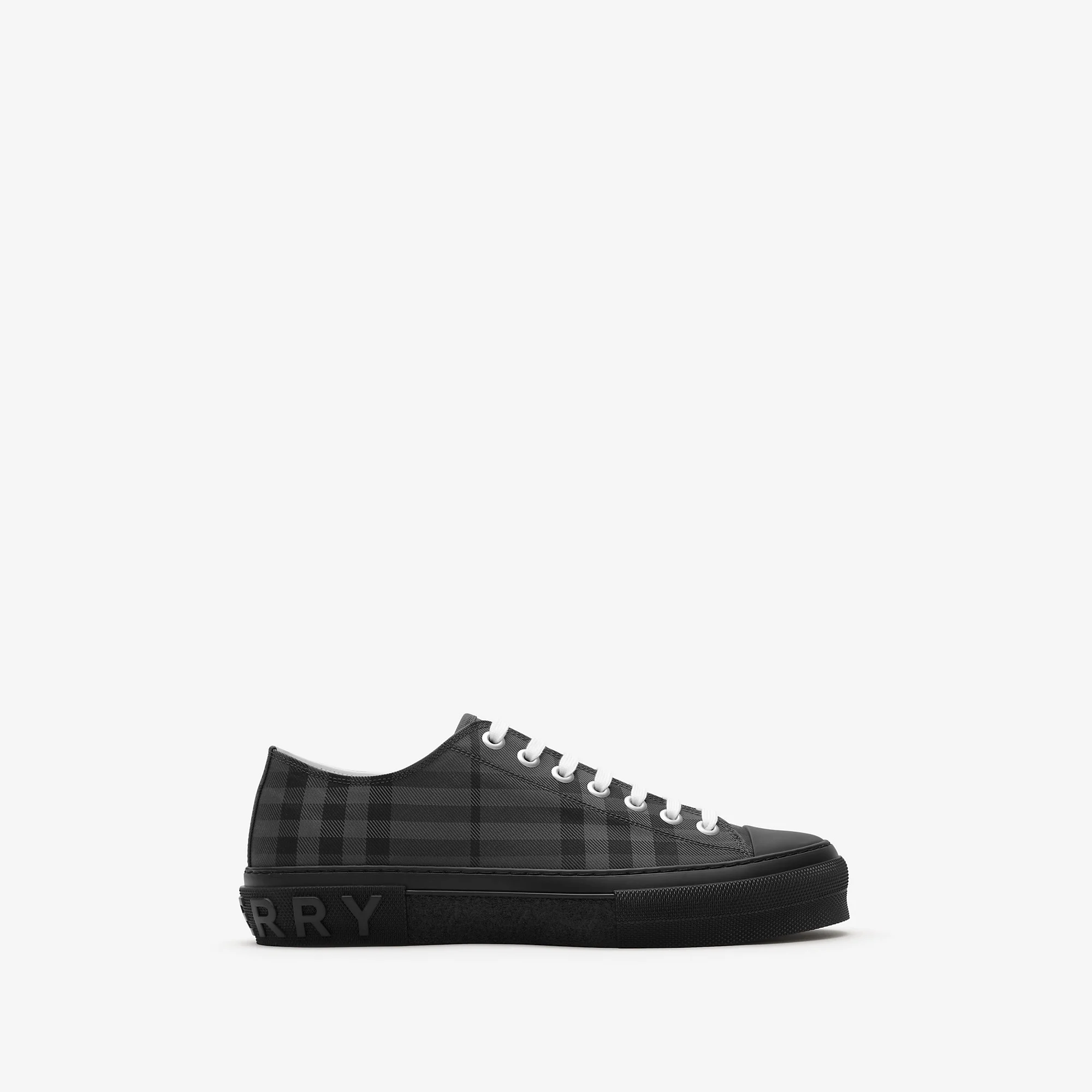 Check Nylon Blend Sneakers - 1