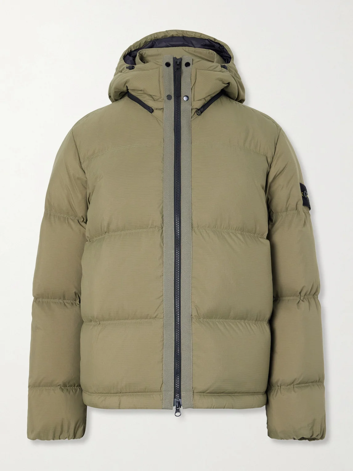 Padded Quilted CORDURA® Ripstop Hooded Down Jacket - 1