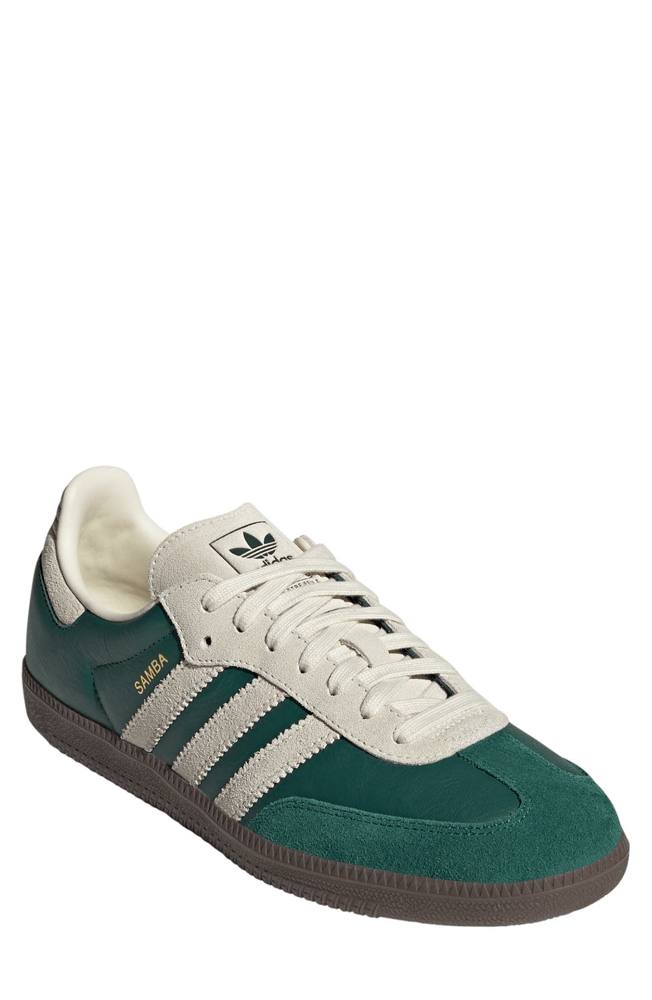 adidas Samba OG Sneaker in Collegiate Green/cream White at Nordstrom - 1