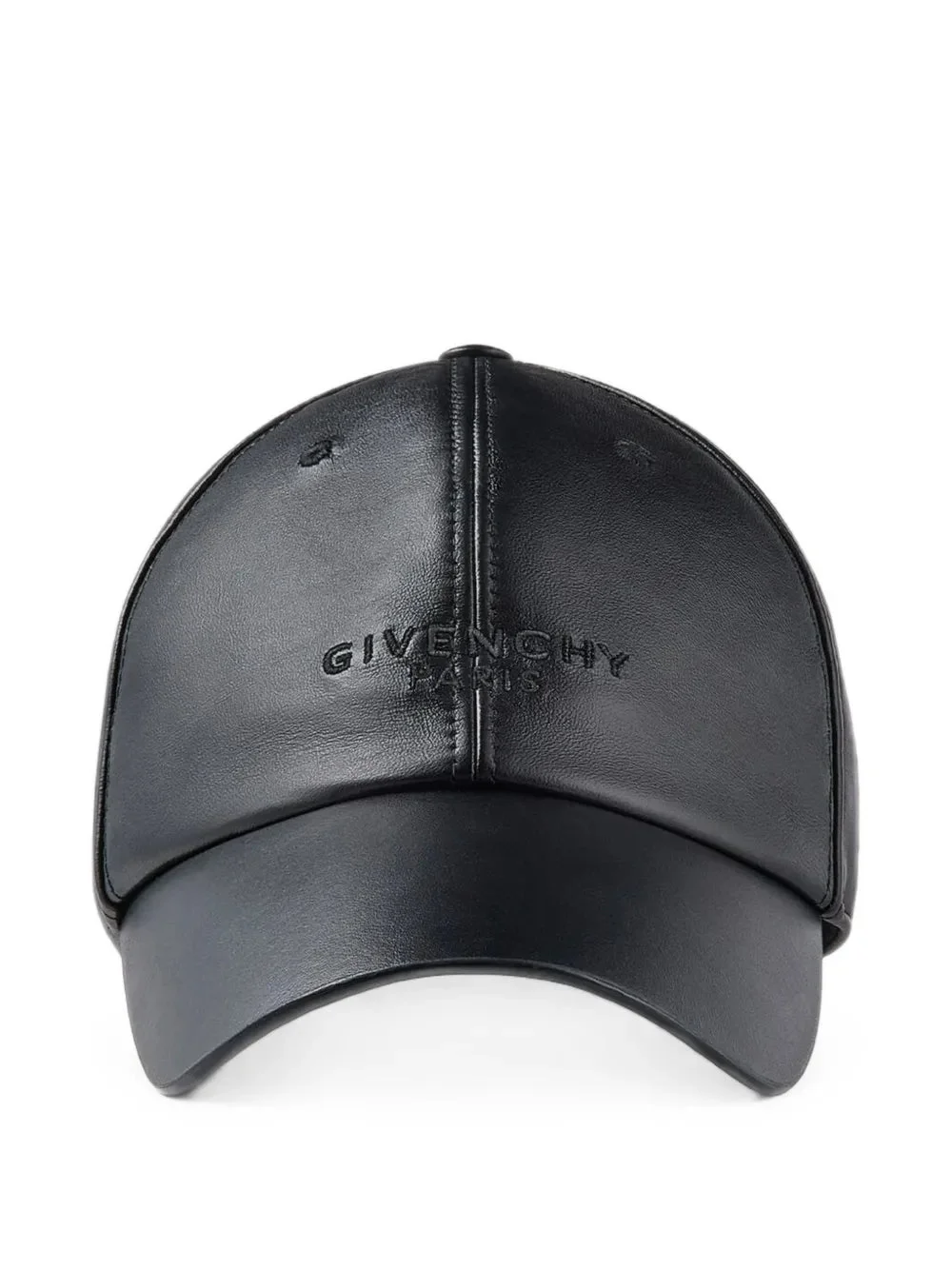 EMBROIDERED LEATHER CAP - 1