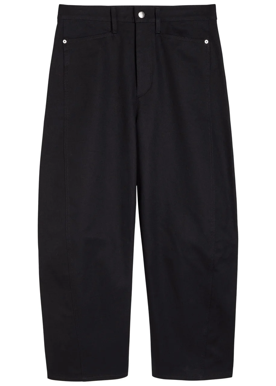 Maria Mcmanus Bow Crop Barrel-leg Jeans - 1