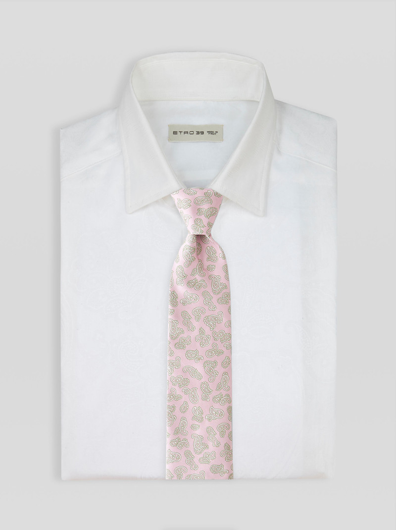 Etro MICRO PAISLEY JACQUARD TIE outlook