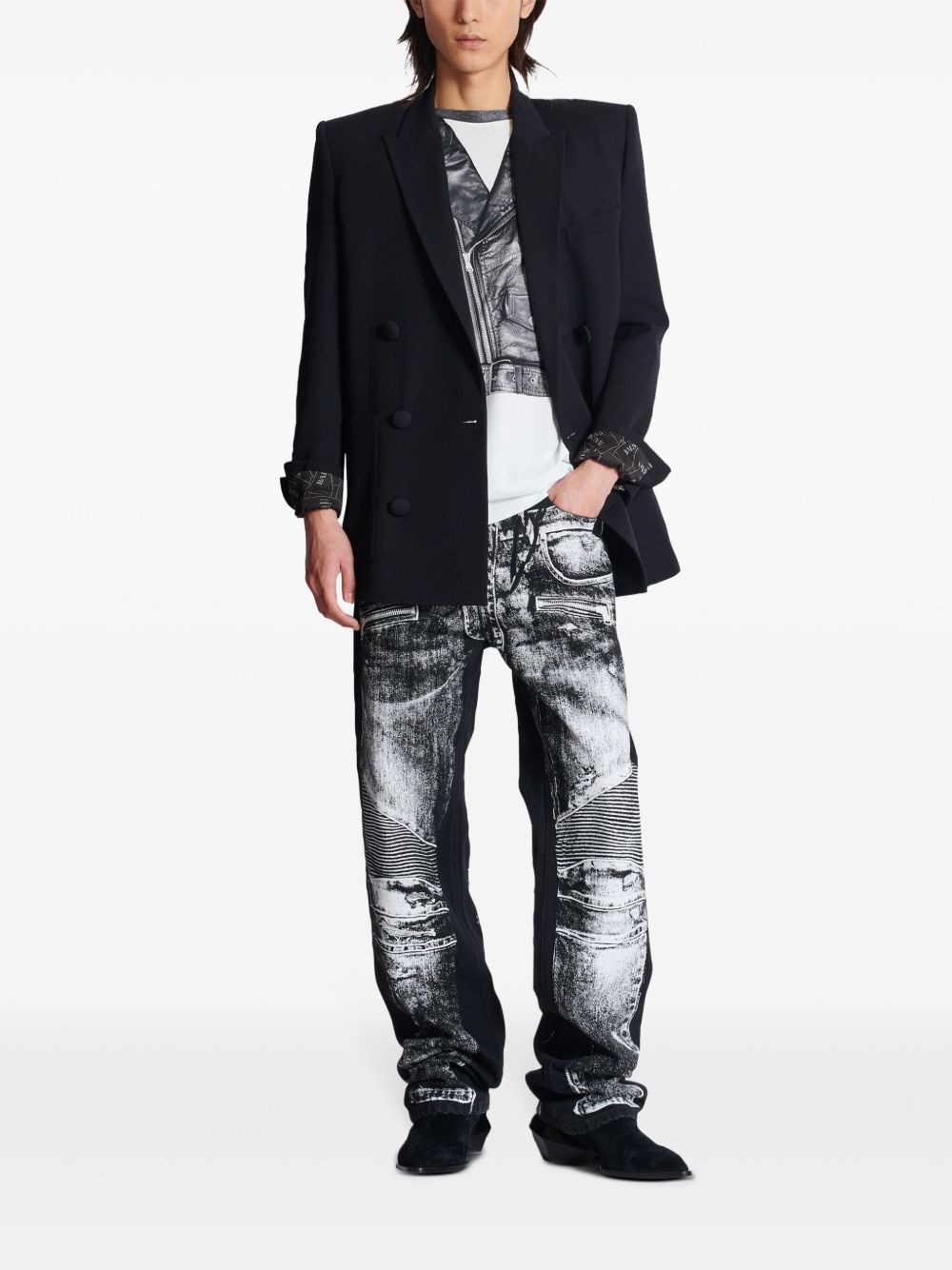 layered T-shirt - 2