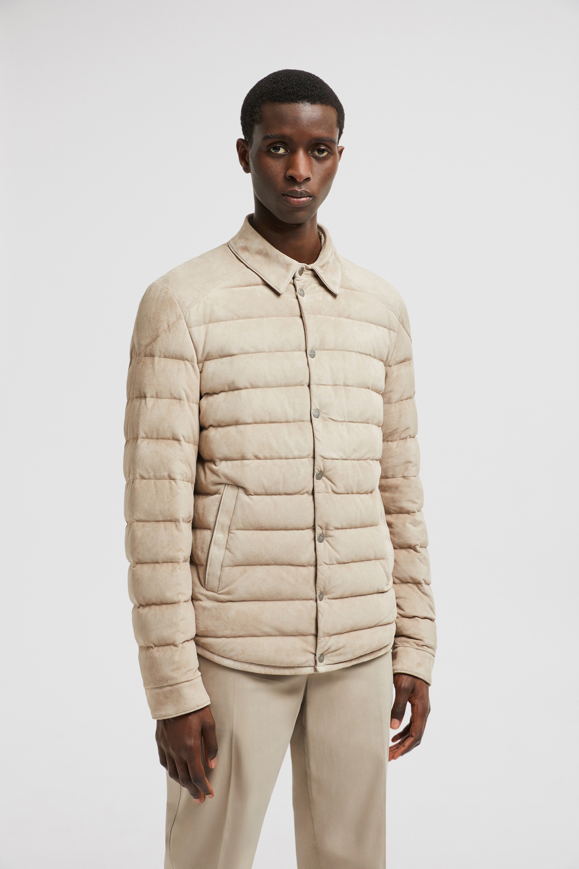 Etale Suede Down Shirt Jacket - 3