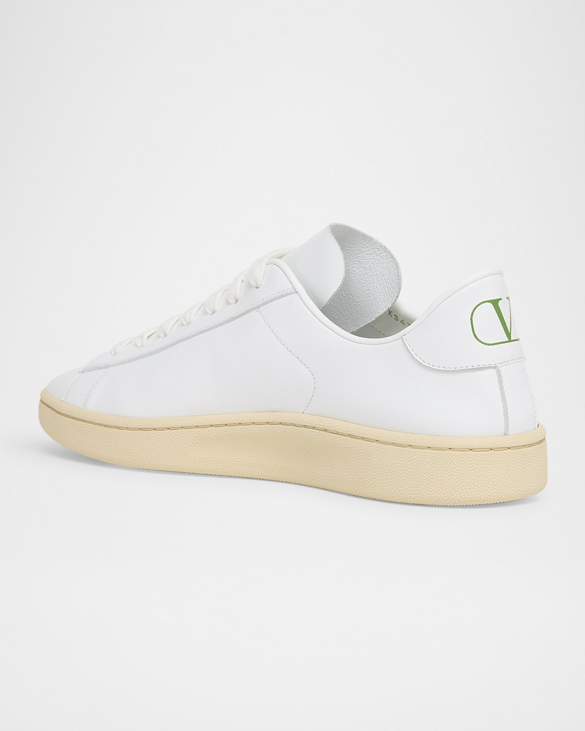 Men's Royco V Logo Calfskin Low-Top Sneakers - 4