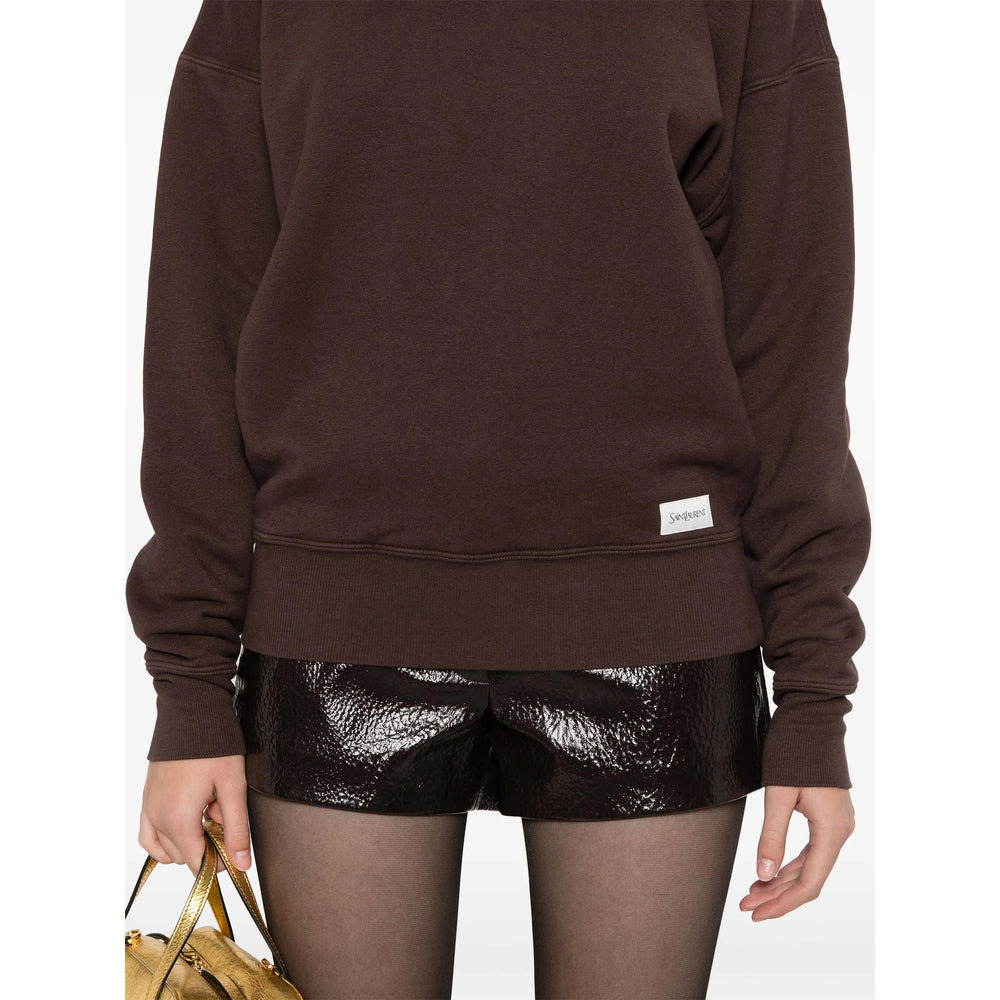 Saint Laurent Brown Tops - Sweatshirts Women - 5
