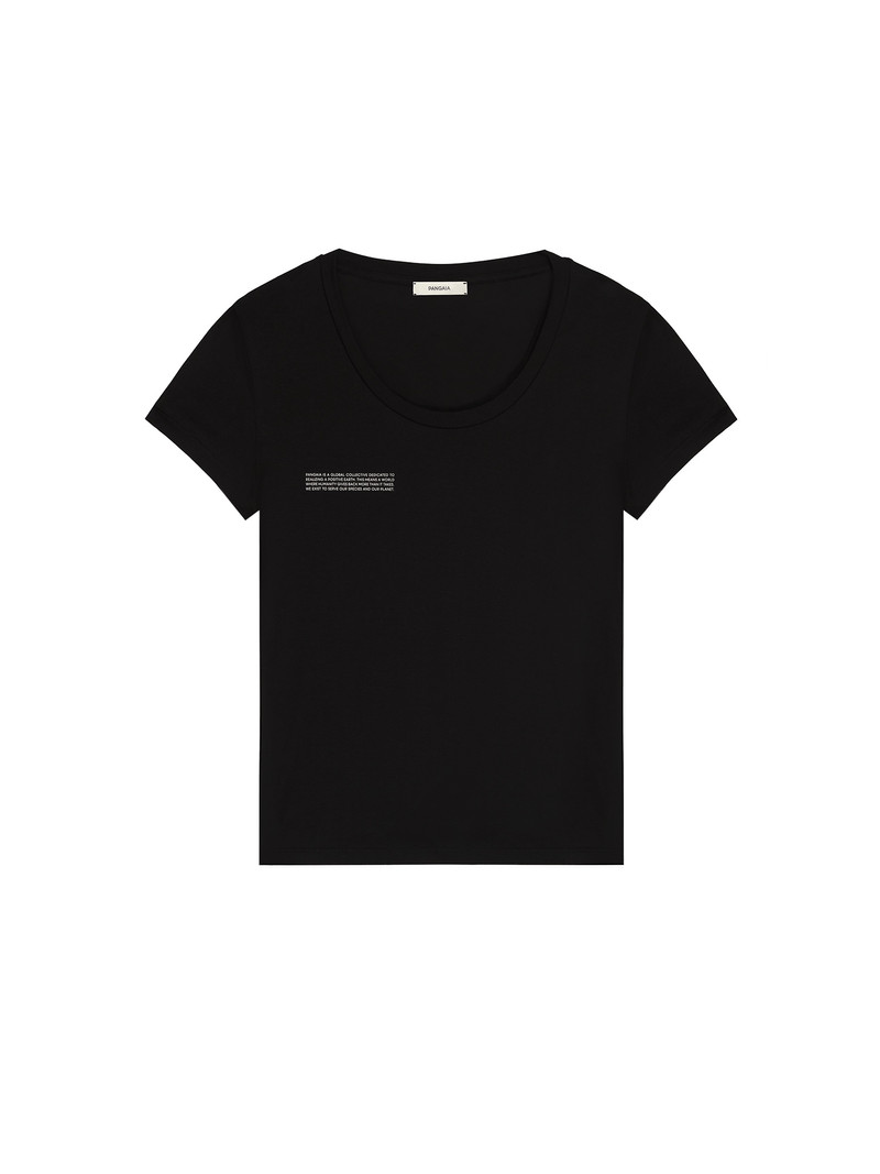 Womens 365 Lightweight Scoop Neck T-Shirt - Black 1