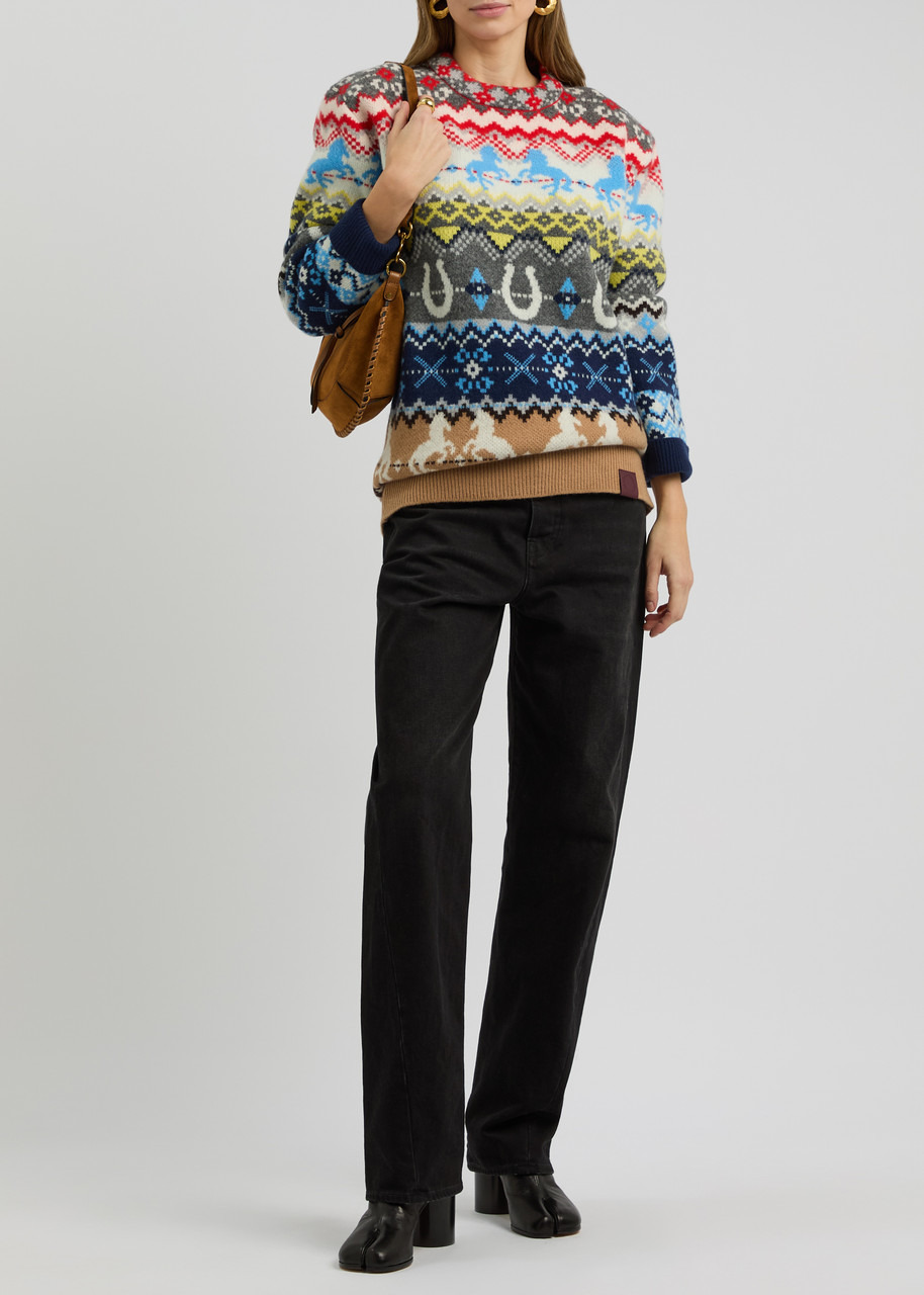 Stella Mccartney Fair Isle Intarsia Wool Jumper - 4