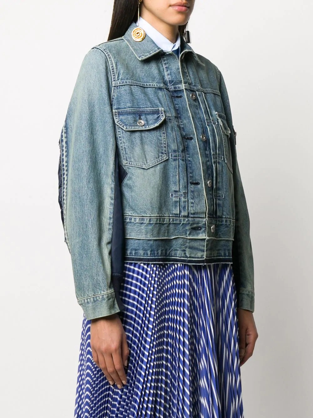 relaxed-fit denim jacket - 3