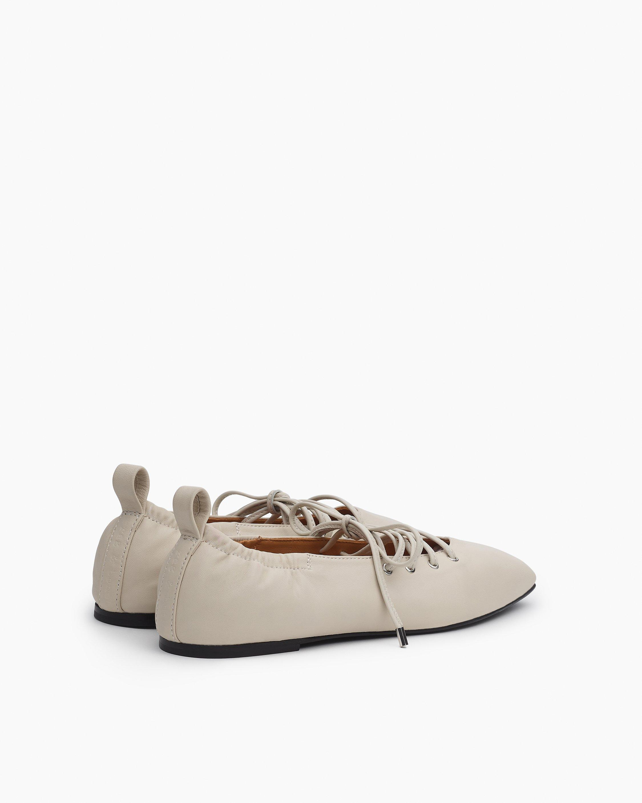 Sophia Leather Ballet Flats - 4
