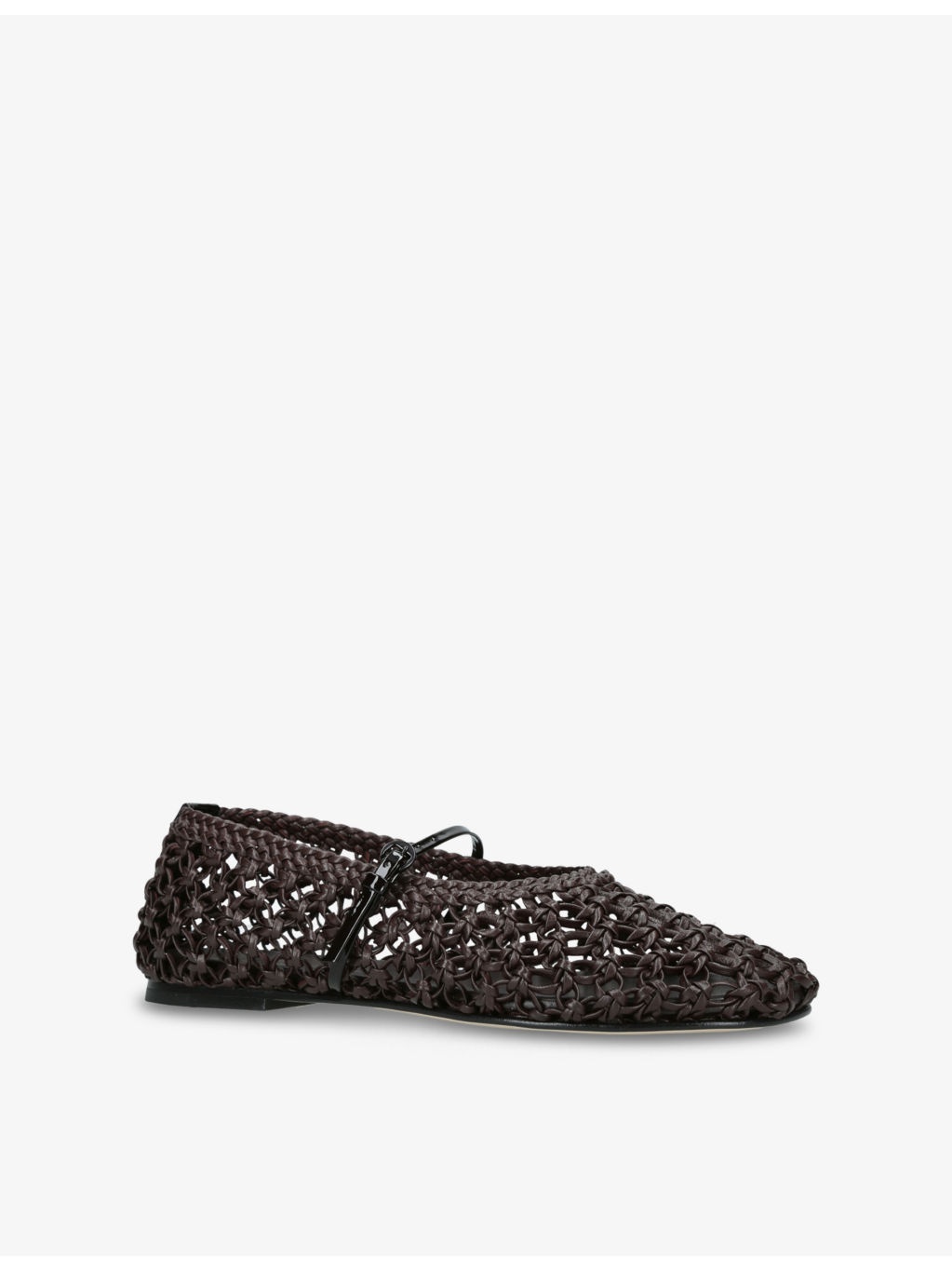 Balla Weave Leather Ballet Flats - 3
