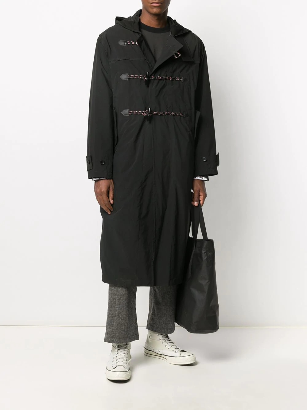 hooded duffel coat - 2