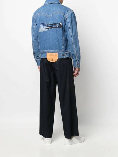 Lanvin light wash denim jacket outlook