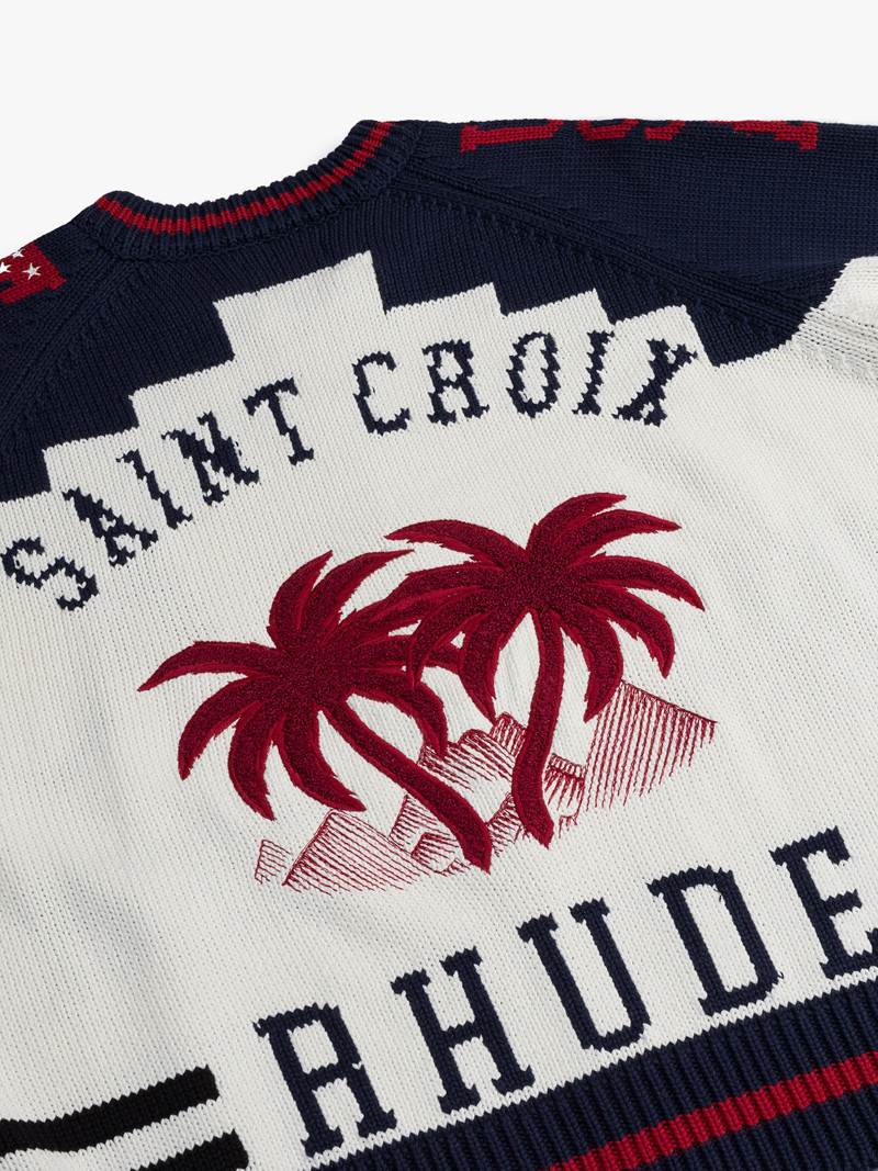 RHUDE ST. CROIX KNIT ZIP-UP 5