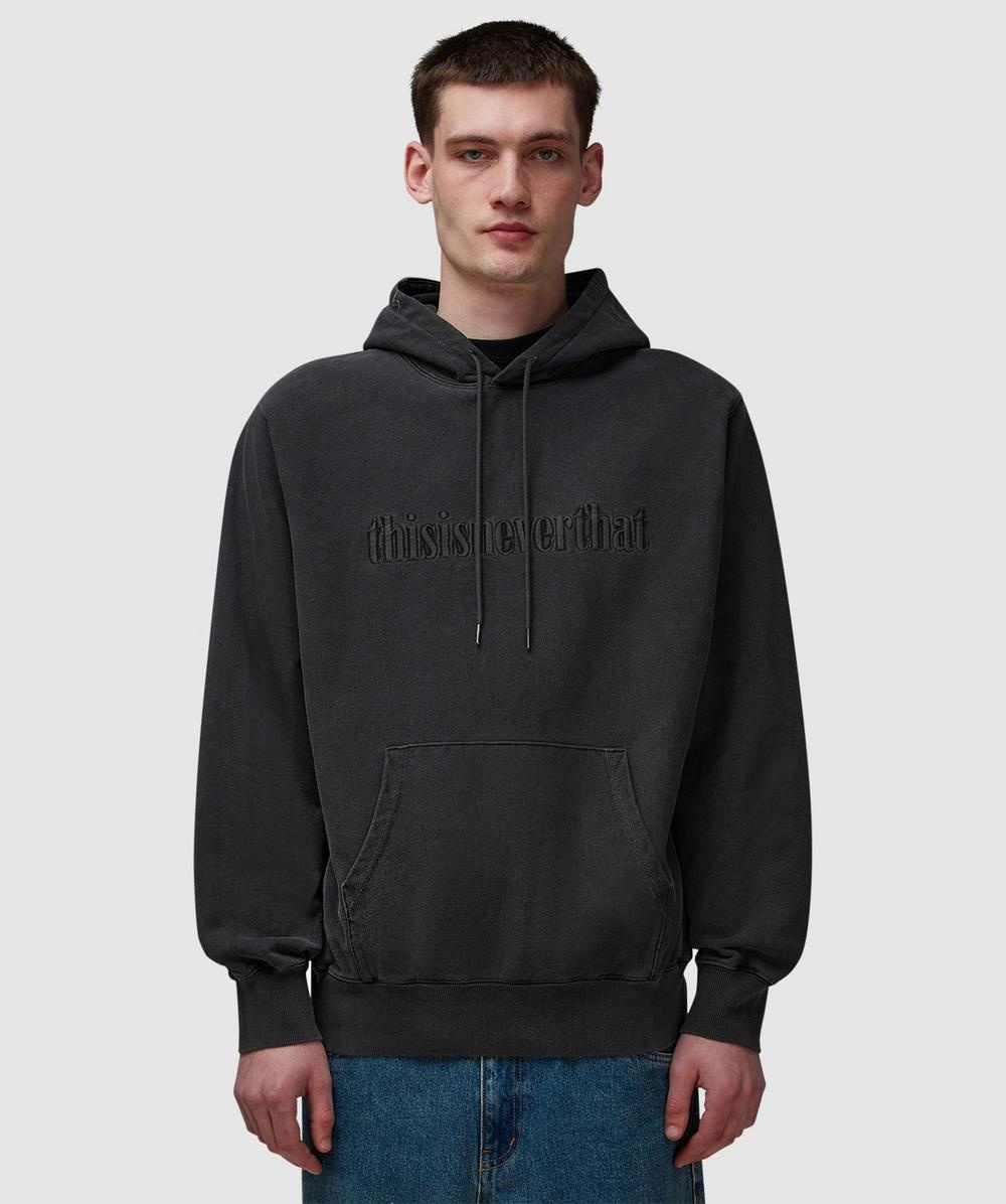 thisisneverthat® Overdyed embroidered hoodie | REVERSIBLE